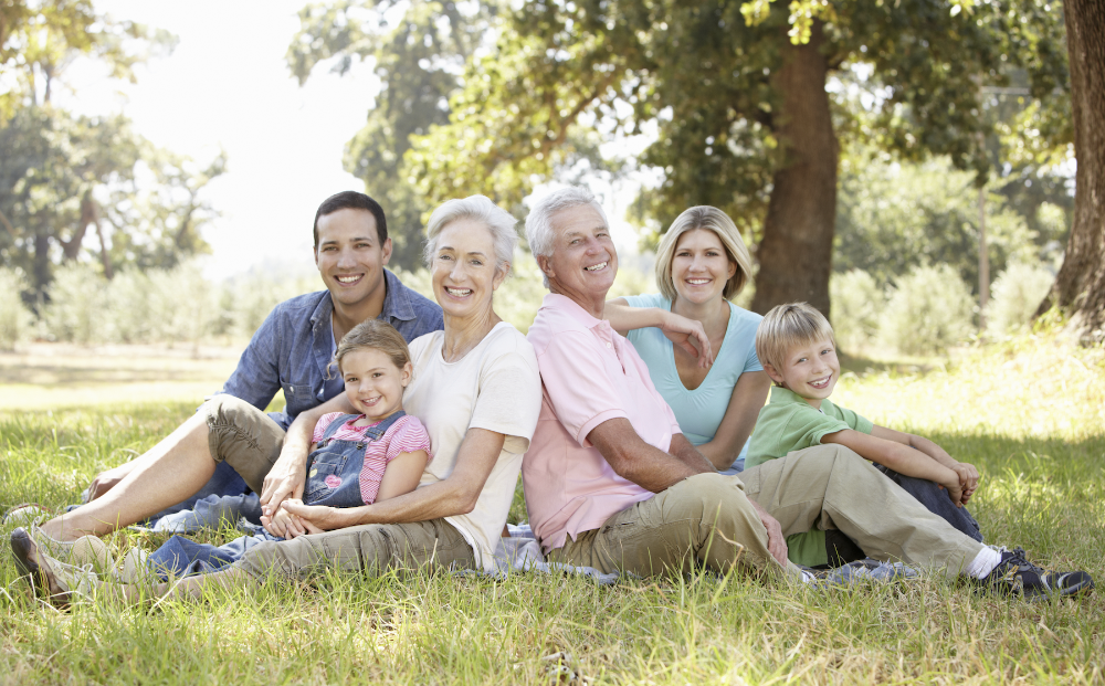 large family in park | cookeville dentist office